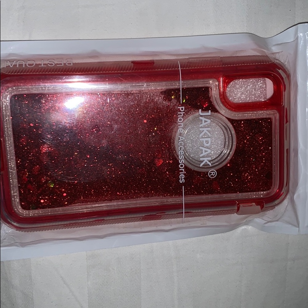 Iphone xr glitter phone case